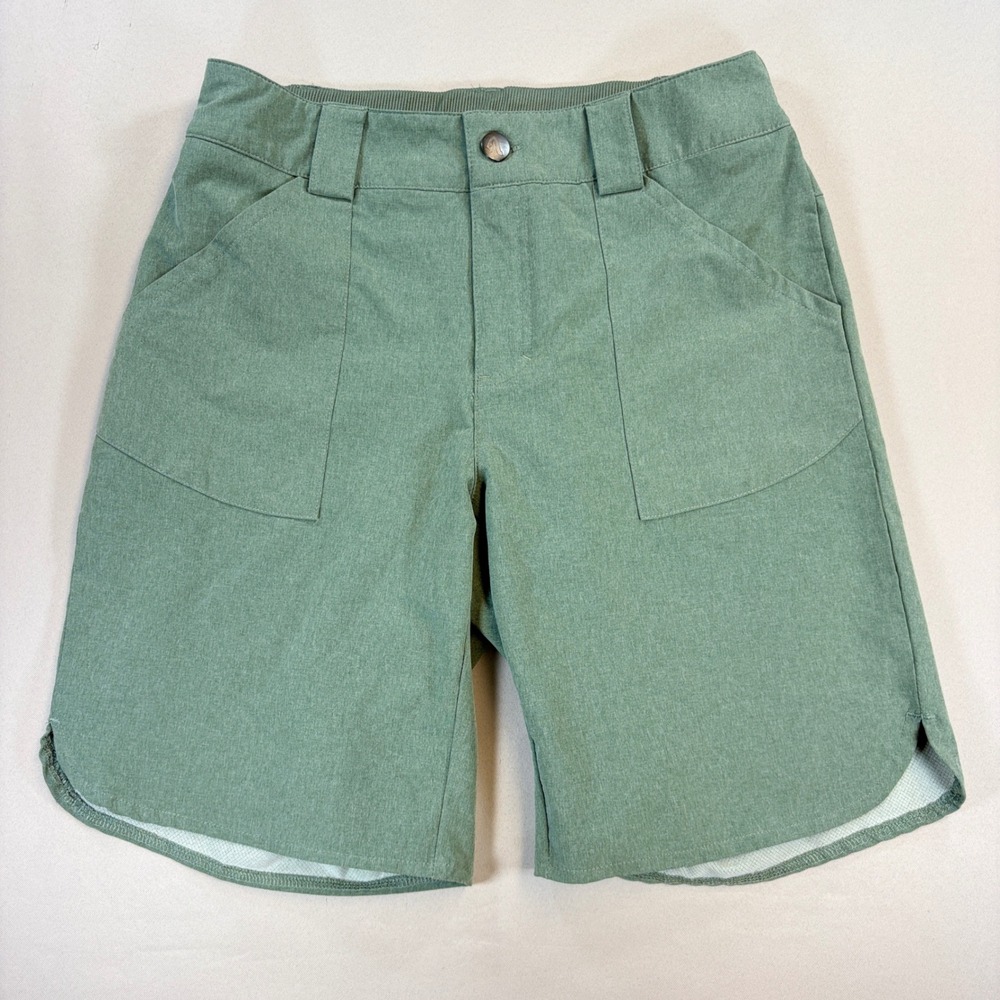 Flylow Sundown Short Womens Small Green Hiking Athletic Outdoor Biking Travel